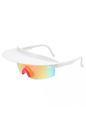 Lunettes de soleil de sport avec protection UV pour adulte - Verres miroir - Lunettes de soleil steampunk - Lunettes de solei