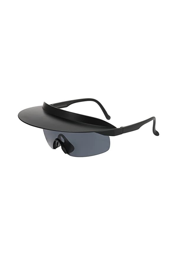 Lunettes de soleil de sport avec protection UV pour adulte - Verres miroir - Lunettes de soleil steampunk - Lunettes de solei