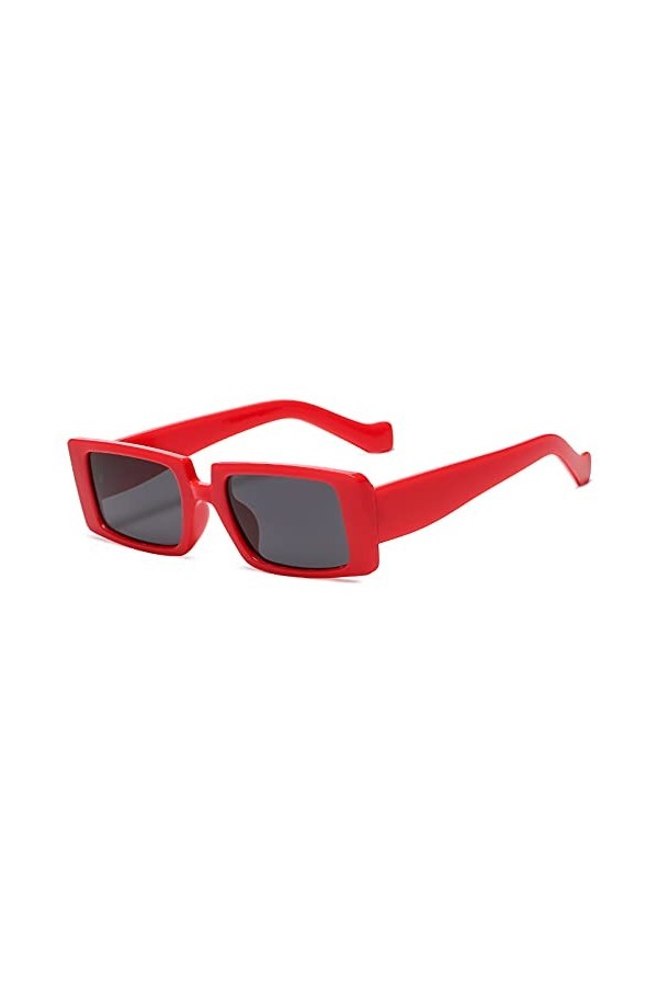 LUOXUEFEI De Soleil Lunettes Petites Lunettes De Soleil Carrées Femmes Rectangle Lunettes De Soleil Femme Lunettes Noires Dam