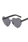 UKKD Lunette De Soleil Femme Amour Coeur Lunettes De Soleil Femmes Mode Mignon Sexy Sexy Chat Yeux Vintage Bon Marché Lunette