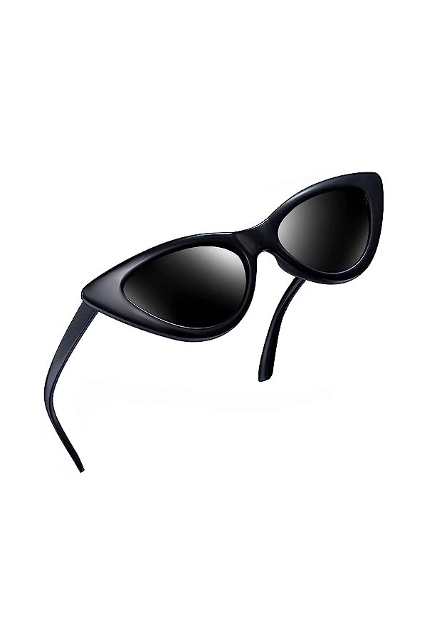 Joopin Cat Eye Lunette de Soleil Femme Œil de Chat Polarisée et Lunette de Soleil Rétro Cateye Lunette de Soleil Femme Vintag