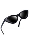 Joopin Cat Eye Lunette de Soleil Femme Œil de Chat Polarisée et Lunette de Soleil Rétro Cateye Lunette de Soleil Femme Vintag