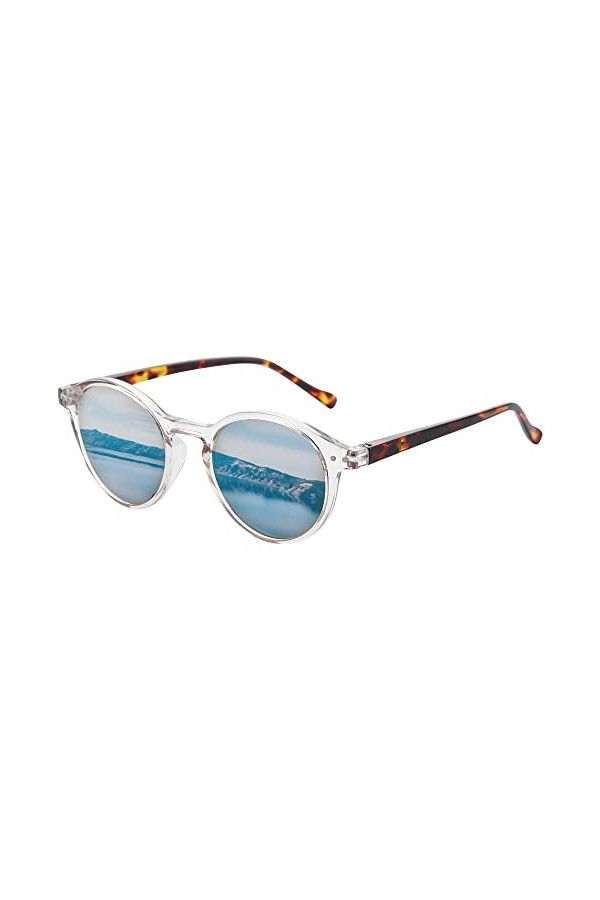 ZENOTTIC Lunette de soleil polarisé Rétro Classique Ronde Rétro Lunettes de soleil UV400 Cadre&nbsp;Homme Femme