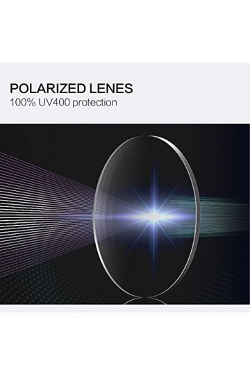 ZENOTTIC Lunette de soleil polarisé Rétro Classique Ronde Rétro Lunettes de soleil UV400 Cadre&nbsp;Homme Femme