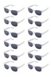 LFYXCW Lot de 12 Lunettes de Soleil Couleur Plastique pour Adulte Pack de Fete 6Couleur 