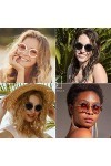 SHEEN KELLY Lunettes de soleil rondes pour femmes Lunettes de soleil bee bee