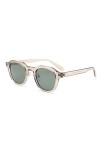 kachawoo TR90 Lunettes de soleil polarisées pour femmes Mens Square Polygon Rétro Vintage Lunettes de soleil Cadre épais Luxe