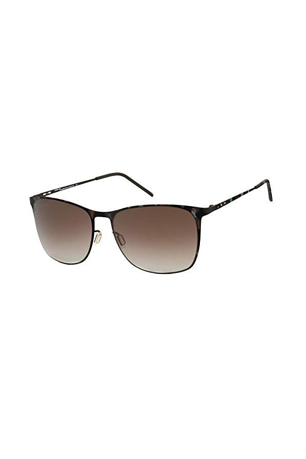 Italia Independent 0213-093-000 Lunettes de Soleil Femme, Brown Marrón , 57