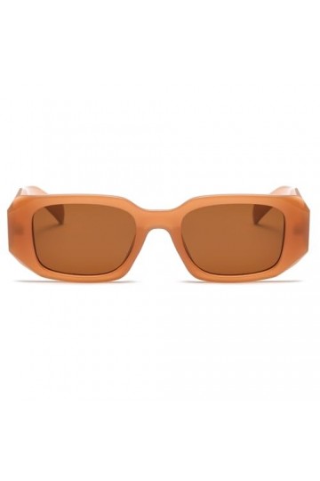 Long Keeper Lunette de Soleil Femme Rectangulaire, Retro Sunglasses Lunettes Soleil Carré Vintage Montures Rectangle Irréguli