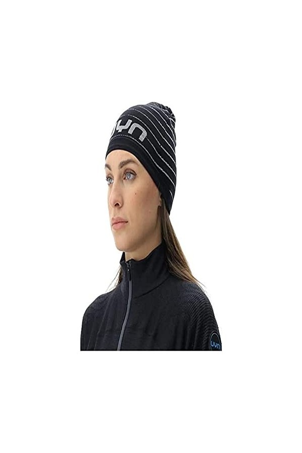 UYN O102426 Rapid Hat Unisex Noir/Gris Perle 1