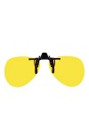 Ultra Ovale Clip Sur Lunette Nuit Vision Nocturne Lunette de Soleil Homme Femme Lunettes Polarisantes Lunettes Jaunes Conduit