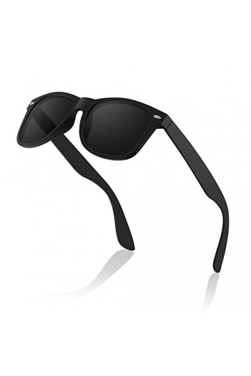 ALHAZEN Lunettes de soleil polarisées pour homme et femme - Lunettes de soleil carrées - Unisexe - Rétro classique vintage G