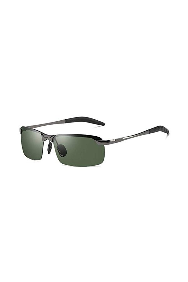 TYJYTM Lunettes de Soleil polarisées pour Hommes Aluminium Cadre de magnésium Lunettes de Conduite Automobile 100% UV400 Lune
