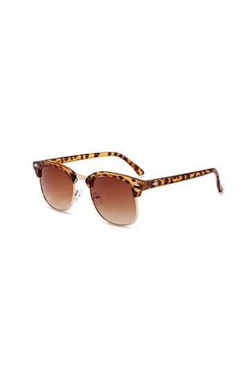 LUOXUEFEI De Soleil Lunettes Lunettes De Soleil À Monture Demi-Carrée Hommes Femmes Lunettes De Soleil Sans Monture Femme Hom