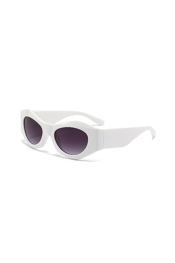 Lunettes De Soleil Œil De Chat Tendance for Hommes Et Femmes, Grande Monture, Lunettes De Soleil De Vacances en Plein Air, Ca