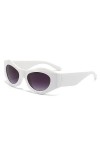 Lunettes De Soleil Œil De Chat Tendance for Hommes Et Femmes, Grande Monture, Lunettes De Soleil De Vacances en Plein Air, Ca