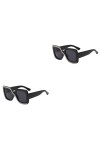 BESPORTBLE 2Pcs Lunettes De Soleil Pour Femmes Lunettes De Soleil Rétro Lunettes De Soleil Vintage Lunettes De Soleil De Prot