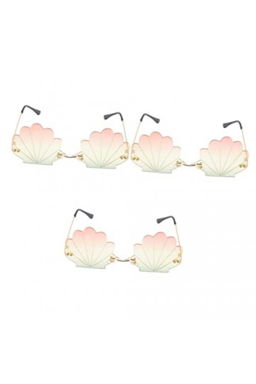 SOIMISS 3 Pièces Lunettes Sans Monture Cotillons Lunettes De Soleil De Mode Pour Femmes Des Lunettes De Soleil Lunettes De So