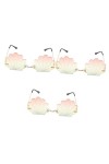 SOIMISS 3 Pièces Lunettes Sans Monture Cotillons Lunettes De Soleil De Mode Pour Femmes Des Lunettes De Soleil Lunettes De So