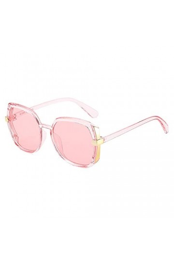 WQZYY&ASDCD des Lunettes De Soleil Femme Homme Lunettes De Soleil Femme Lentilles Résine Lunettes De Soleil-Rose