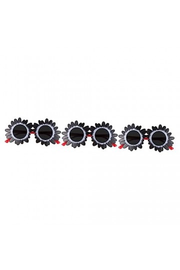 TENDYCOCO 3 Paires Des Lunettes De Soleil Lunettes Coeur Jolies Lunettes En Forme De Fleur Décor Extérieur Lunettes De Soleil