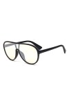 YUANCHENG Surdimensionné Une pièce Lunettes Femmes Lunettes de Soleil teinté dégradé Miroir lentille Lunettes Hommes Sports d