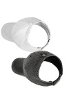 MILAMIYA Lot de 2 chapeaux pour queue de cheval dos nu pour femme - Cheveux bouclés naturels - Casquette de baseball afro ave