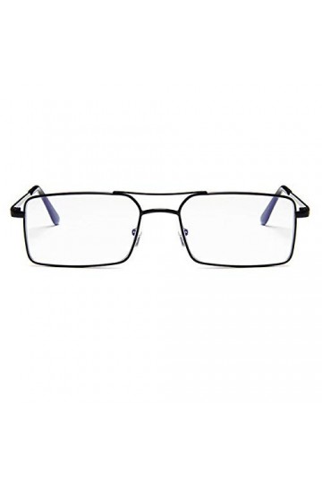 YUANCHENG Lunettes de soleil vintage carrées en métal steampunk femmes lunettes de soleil punk en métal C11 noir-clair