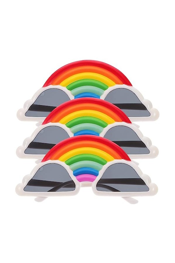 ABOOFAN 3 Pièces Drôle Accessoire De Fête Obturateur Nuances Lunettes De Fête De Pâques Nuances De Fête Lunettes De Fête De C