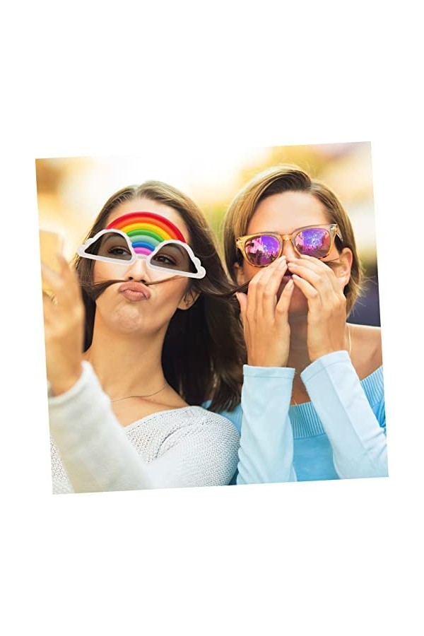 ABOOFAN 3 Pièces Drôle Accessoire De Fête Obturateur Nuances Lunettes De Fête De Pâques Nuances De Fête Lunettes De Fête De C