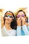 ABOOFAN 3 Pièces Drôle Accessoire De Fête Obturateur Nuances Lunettes De Fête De Pâques Nuances De Fête Lunettes De Fête De C