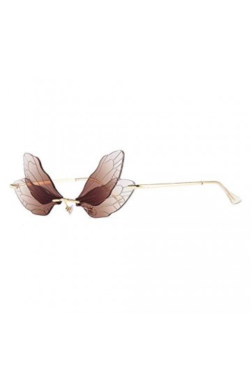 KOZSF Lunette De Soleil Style Vintage Lunettes De Soleil Ailées Hommes Femmes Conception De Papillon Antireflet Unisexe Lunet
