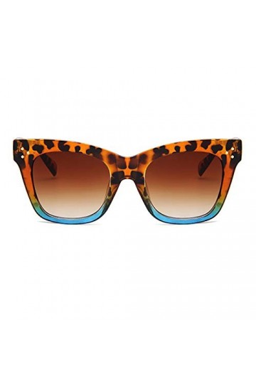 YUANCHENG Lunettes de soleil carrées Femmes Accessoires Rivets Lunettes de soleil pour femmes Gradient Cateye Eyewear UV400 L