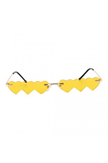 KOMBIUDA 1Pc Coeur Lunettes De Soleil Lunettes De Soleil En Plein Air Femmes Bijoux Lunettes De Soleil Drôle Lunettes De Sole