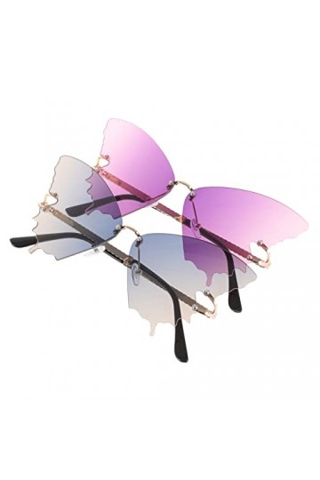 Happyyami 2 Pièces Des Lunettes De Soleil Lunettes De Soleil Fantaisie Lunettes De Discothèque Lunettes Drôles De Soirée Disc