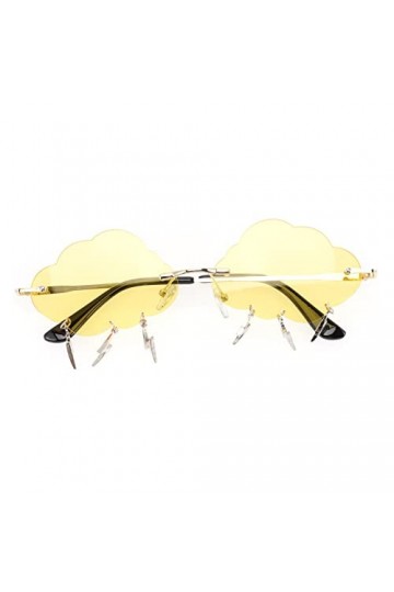 TOPPERFUN 1 Paire Lunettes De Soleil Nuage Nuances En Forme De Papillon Il Pleut Des Lunettes De Soleil Homme Sans Lunettes D