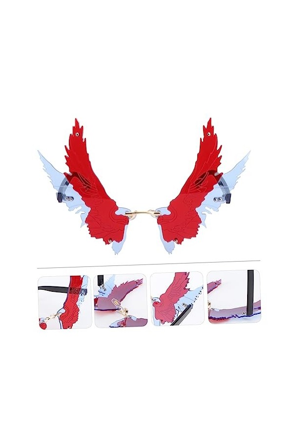 GALPADA 1 Pc Des Lunettes De Soleil Lunettes De Soleil De Quai Pour Femmes Lunettes De Soleil Flamme De Feu Lunettes De Solei