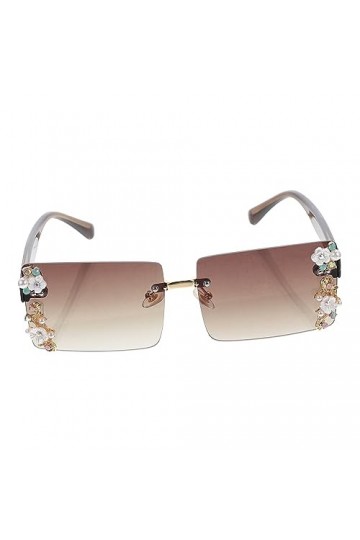 GALPADA Des Lunettes De Soleil Lunettes De Soleil Tendance Pour Femmes Jolies Lunettes De Soleil Sans Monture Lunettes De Sol