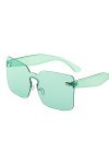 XDOUBAO Lunettes de soleil, couleur dencre, lunettes de soleil, vert