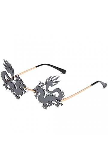 LUOXUEFEI De Soleil Lunettes Lunettes De Soleil Sans Monture Femmes Lunettes De Soleil Hommes Rouge Noir Lunettes De Vue