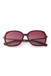 lunettes de soleil Lunettes de soleil polarisées femmes rétro grandes lunettes de soleil-Lunettes pourpres de gradient violet