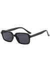 lunettes de soleil Cadre Lunettes de soleil Personnalité Trend Hommes et Femmes Sunglasses Lunettes de soleil-Gris transparen