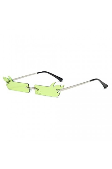 LUOXUEFEI De Soleil Lunettes Petites Lunettes De Soleil Rectangle Femmes Lunettes De Soleil Carrées Sans Monture Pour Dames