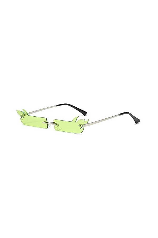 LUOXUEFEI De Soleil Lunettes Petites Lunettes De Soleil Rectangle Femmes Lunettes De Soleil Carrées Sans Monture Pour Dames