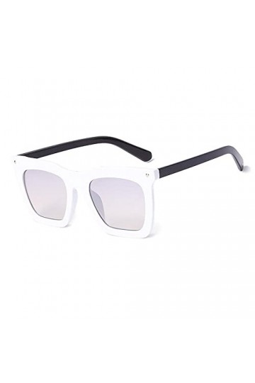 lunettes de soleil Lunettes de soleil Hommes et Femmes avec grand cadre à lunettes de soleil Sunglasses de mode gradient noir