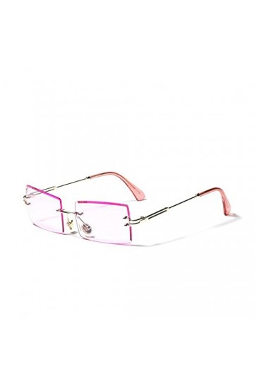 LUOXUEFEI De Soleil Lunettes Lunettes De Soleil Rectangulaires Sans Monture Femmes Hommes Lunettes De Soleil Nuances&nbsp;&nbsp;&nbsp;Miroir