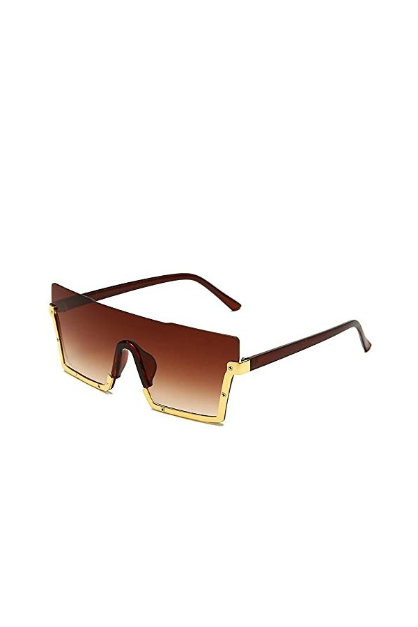 lunettes de soleil Tendance Sunglasses Hommes et Femmes avec Lunettes de soleil carrée carrée de gradient de cadre-C8