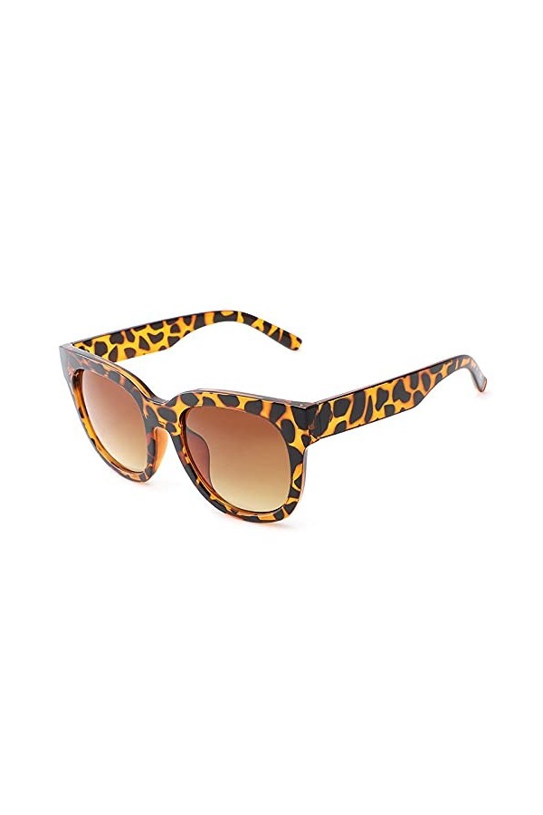 lunettes de soleil Lunettes de soleil rondes Vintage Femme Tendance Chauffeuse Homme Conduite Lunettes de soleil-Thé progress