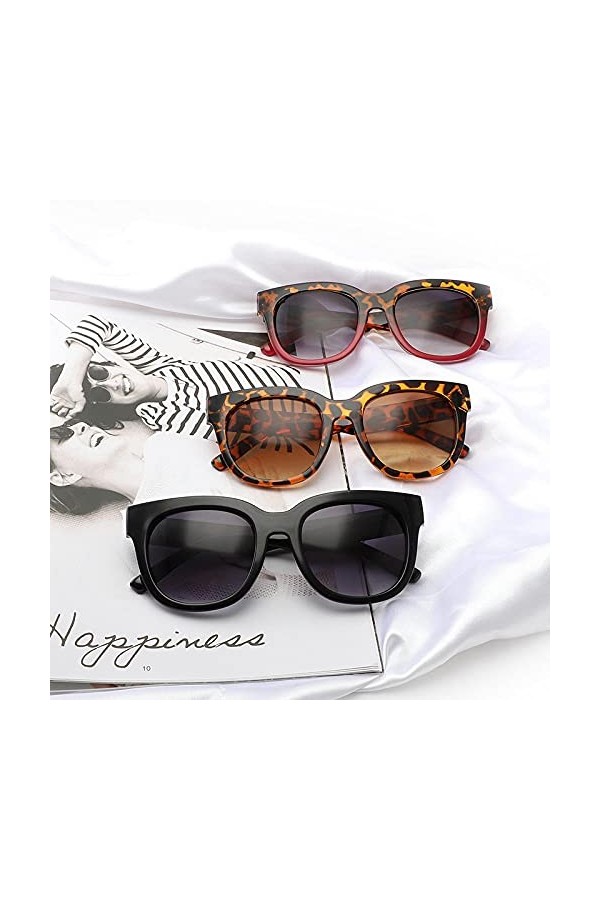 lunettes de soleil Lunettes de soleil rondes Vintage Femme Tendance Chauffeuse Homme Conduite Lunettes de soleil-Thé progress