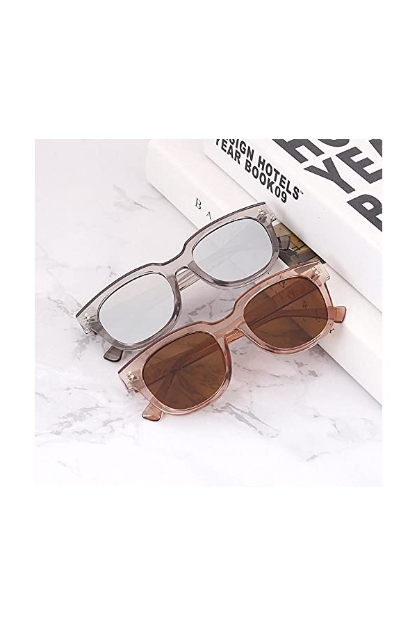 lunettes de soleil Lunettes de soleil Tendance Homme et Femmes Passez les utilisateurs en dehors des lunettes-Film noir de gr